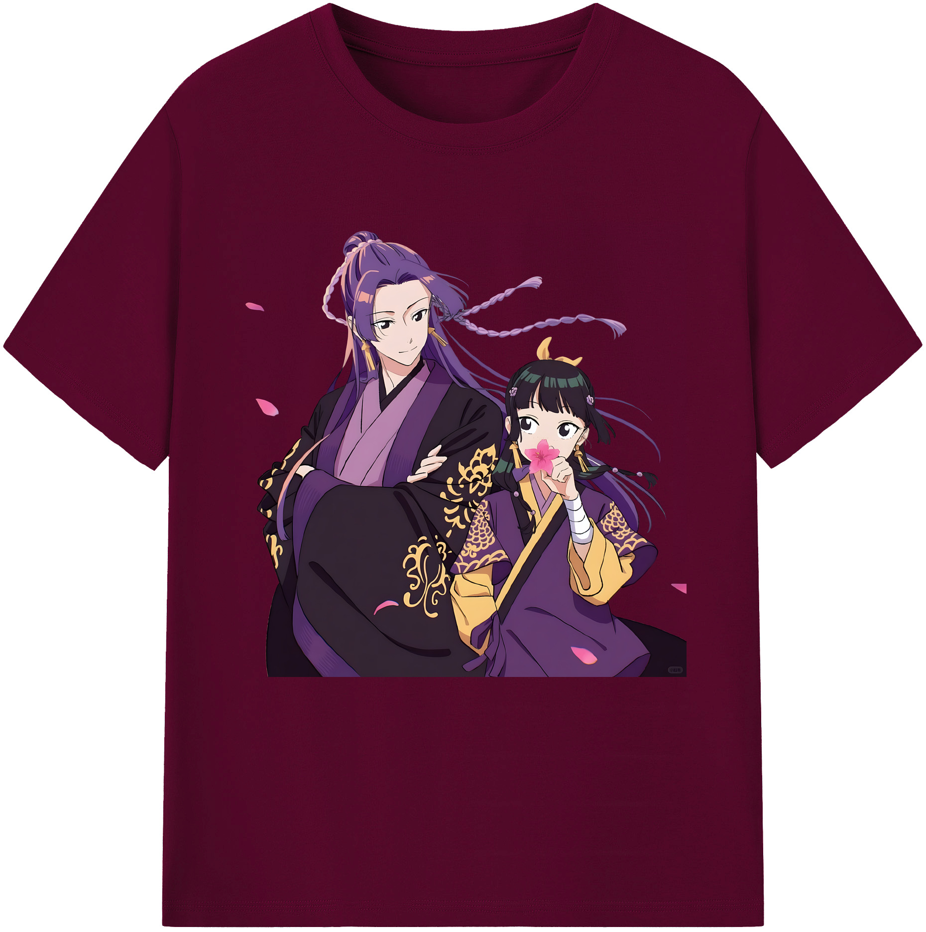 （画像用） 薬屋のひとりごと The Apothecary Diaries レディースカジュアルプリントTシャツ（綿100％）